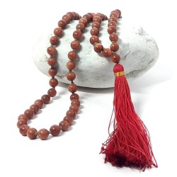 Sun Sitara Mala Original 108 Beads Sunstone Rosary For Positivity Healing